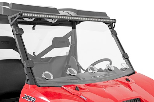 Rough Country For Polaris Vented Windshield 16-18 Ranger 1000XP|13-20 900XP LARGE