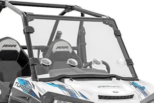 Rough Country Scratch Resistant Vented Windshield for 14-19 RZR 900/1000XP LARGE