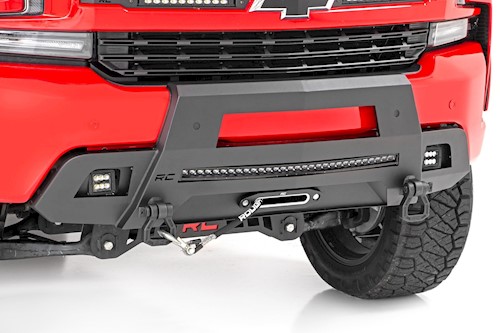 Rough Country Hidden Winch Bumper for Chevy Silverado 1500 (2019-2021) 10805 LARGE