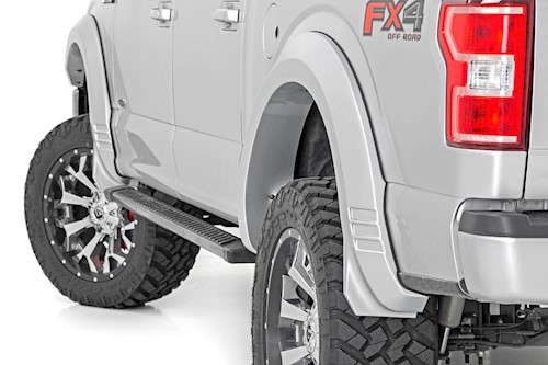 Rough Country SF1 Fender Flares UX Ingot Silver Metallic for Ford F-150 18-20 LARGE
