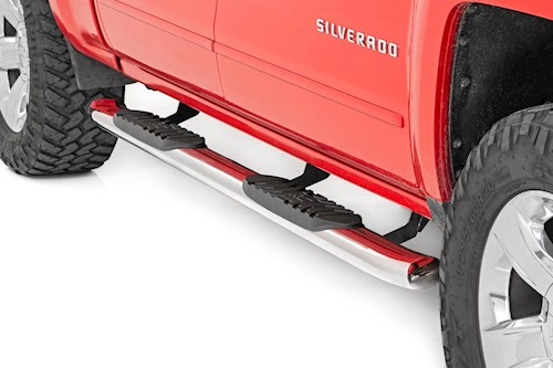 Rough Country For GM SS Oval Nerf Bars 07-18 GM 1500 07-19 2500HD/3500 HD 19 LARGE