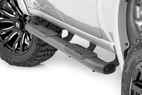 Rough Country GM Oval Nerf Step Bars 19-22 GM 1500/2020 2500HD/3500 HD CREW CAB LARGE