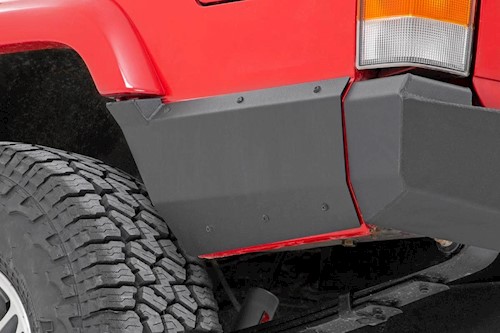 Rough Country For Jeep R Lower Panel Armor Factory Flare 97-01 Cherokee XJ 10571 LARGE