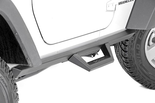 Rough Country For Jeep Contoured Drop Steps 07-18 Wrangler JK | 2-Door - 90763 LARGE