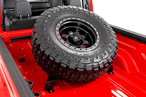Rough Country Bed Mounted Tire Carrier For Jeep Gladiator JT 20-23 10544 LARGE