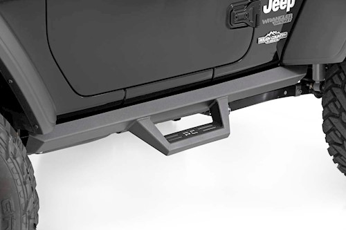 Rough Country For Jeep Contoured Drop Steps 18-22 Wrangler JL | 2-Door -90761 LARGE