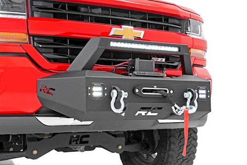Rough Country EXO Winch Mount System 07-18 Chevrolet Silverado 1500 10761 LARGE
