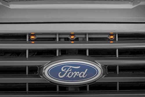 Rough Country LED Light Kit OEM Grill Mount Amber Marker For Ford F-150 15-17 -70201 LARGE