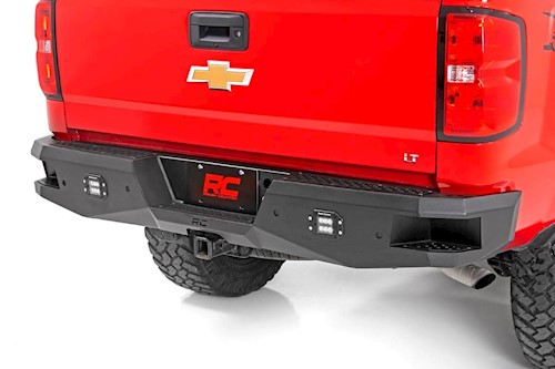 Rough Country Chevy 1500 Pickup Heavy Duty Rear LED Bumper 07-18 10773 LARGE