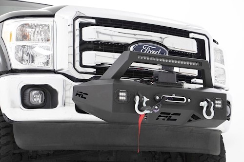 Rough Country EXO Winch Mount System 11-16 for Ford F-250 / F-350 51006 LARGE