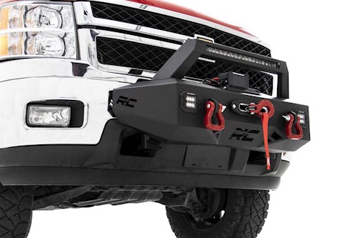 Rough Country EXO Winch Mount System 11-19 Chevrolet Silverado 2500/3500 10764 LARGE