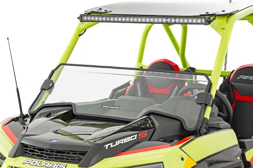 Rough Country Half Windshield For Polaris RZR Turbo S 18-21/RZR Turbo S 4 19-21 LARGE