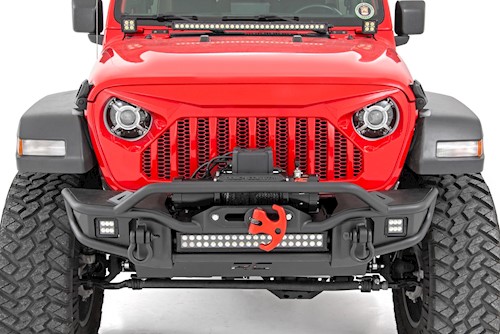 Rough Country 9" DRL Halo LED Headlights for Jeep Wrangler JL/JLU, Gladiator JT LARGE