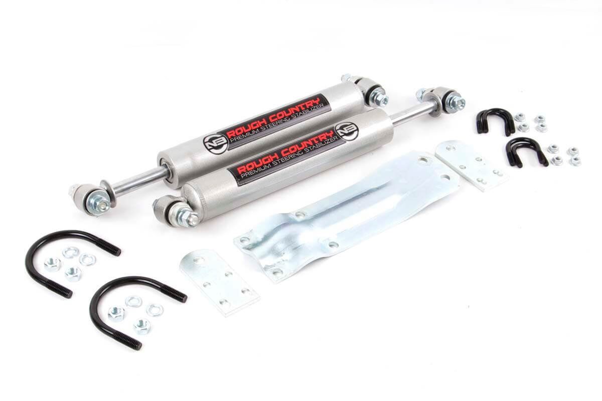 Fat Bob's Garage, Rough Country Part #87356.2, Chevrolet/GMC 1500 2500 3500 Pickup Dual Steering Stabilizer 1973-1987 MAIN