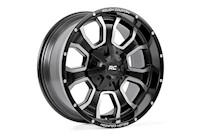 Rough Country Rough Country 93 Series Wheel One-Piece Machined Black 20x10 5x5/5x4.5 -18mm -93201013 MAIN
