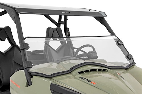 Rough Country Half Windshield For Can-Am Commander 1000/Commander 1000 DPS 11-20 LARGE