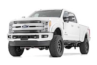 Rough Country 4.5" Lift Kit V2 Shocks w/Font Shaft for Ford 17-19 F-250/350 Dsel MAIN