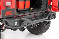 Rough Country Rear Tubular Bumper for Jeep Wrangler JK (2007-2018) 10649 MAIN