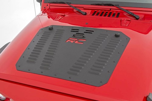 Rough Country For Jeep Powder Coated Hood Louver 07-18 Wrangler JK 10527 LARGE