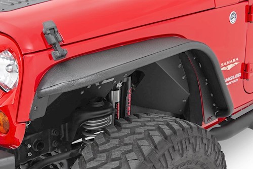 Rough Country For Jeep Tubular Front Fender Flares 07-18 Wrangler JK 10531 LARGE