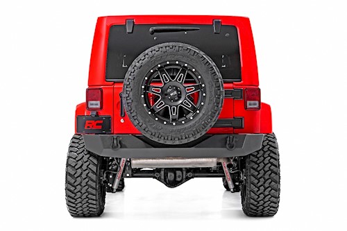 Rough Country Rock Crawler Rear HD Bumper for Jeep 07-18 Wrangler JK 10593A LARGE