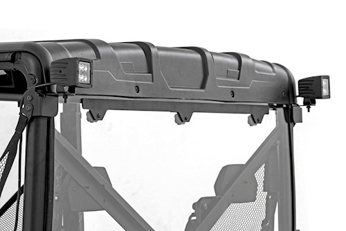 Rough Country for Polaris Rear Facing 2" Flood Black Series LED Kit 19-21 Ranger LARGE