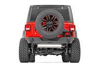 Rough Country for Jeep Rear Trail Bumper w/Tire Carrier 18-20 Wrangler JL 10598 MAIN