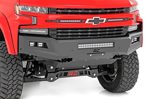 Rough Country Front Bumper Skid Plate Gas Chevy Silverado 1500 19-22 10757A LARGE