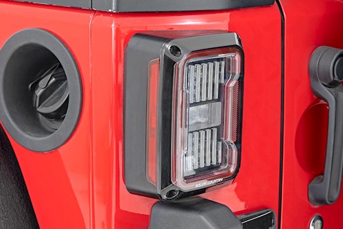 Rough Country for Jeep LED Tail Lights for Jeep Wrangler JK (2007-2018) H5800 LARGE