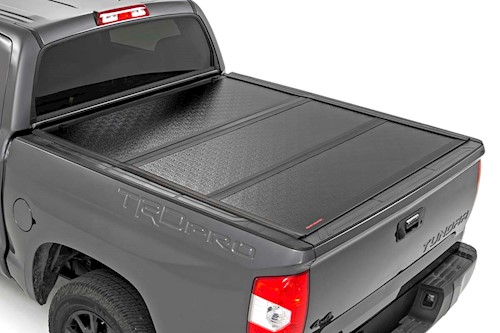 Rough Country For Toyota Low Pro Hard Tri-Fold Tonneau 02-19 Tundra|5.5'W/O CMS LARGE