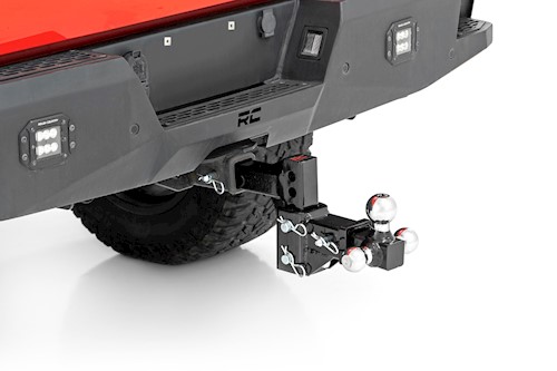 Rough Country 2 Inch Class III Multi-Ball Adjustable Hitch 99100 LARGE