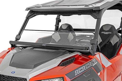Rough Country Half Windshield For Polaris General 16-22/General 4 17-22 LARGE