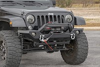 Rough Country for Jeep Full Width Front LED Winch HD Bumper JK, JL, Gladiator JT MAIN