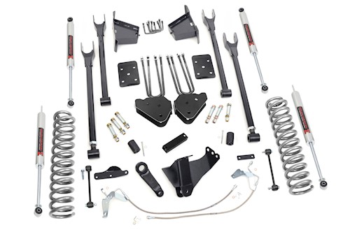 Rough Country 8" Lift Kit 4 Link M1 For Ford Super Duty 4WD 2008-2010 59240 LARGE