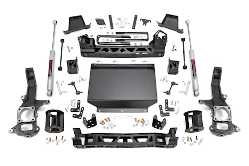 Rough Country 6in For Nissan Suspension Lift Kit 16-21 Titan XD 4WD 87730 LARGE