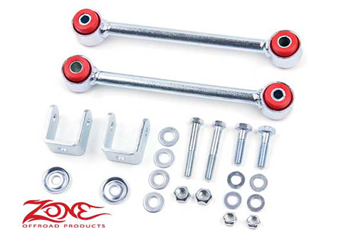 Fat Bob's Garage, Zone Offroad Part #J5202, Jeep Grand Cherokee WJ Front Solid Sway Bar Links 2-3" Lift 1999-2004 MAIN