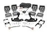 Rough Country Chevrolet LED Fog Light Kit|BLK Ser w/Amber DRL 07-13 Silv 1500 THUMBNAIL