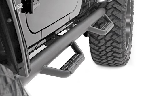 Rough Country For Jeep Wheel to Wheel Nerf Steps 07-18 Wrangler JK 4-Door 90764 LARGE