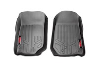 Rough Country Heavy Duty Floor Mats [Front] fits 97-06 Jeep Wrangler TJ M-60200 MAIN