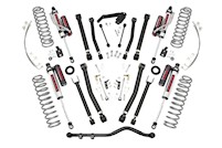 Rough Country Suspension Lift Kit For Jeep Wrangler JK 4" X-series | Vertex 7-18 MAIN