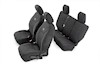 Rough Country Neoprene Seat Cover Set | Black [11-12 for Wrangler JK Unlimited] THUMBNAIL