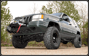 Fat Bob's Garage, Rough Country Part #1049, Jeep ZJ Grand Cherokee Winch Mounting Plate 1993-1998 LARGE