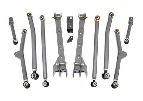 Fat Bob's Garage, Rough Country Part #638U, Jeep Wrangler Unlimited Long Arm Upgrade Kit 2004-2006 LARGE