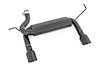 Rough Country Dual Outlet Performance Exhaust-Black for Jeep 07-18 Wrangler JK THUMBNAIL