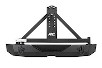 Rough Country Rock Crawler Rear HD Bumper w/Tire Carrier fits 07-18 Wrangler JK MAIN