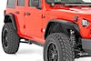Rough Country Flat Fender Flare Kit for Jeep Wranger JL 18-23 w/ LED UV Treated THUMBNAIL
