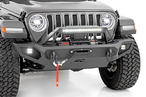 Rough Country for Jeep Full Width Front Trail Bumper JK/JL/JT Gladiator 10585 LARGE