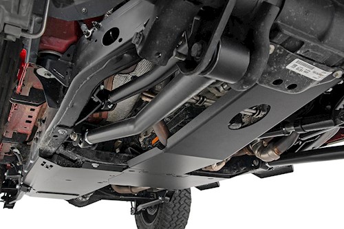Rough Country Engine T Case Gas Tank Skid Plate System fits 18-20 JL Unlimited LARGE