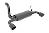 Rough Country Dual Outlet Performance Exhaust-Black for Jeep Wrangler JL 18-23 THUMBNAIL