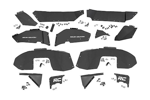 Rough Country For Jeep Front & Rear Inner Fenders Set 18-20 Wrangler JL 10499 LARGE